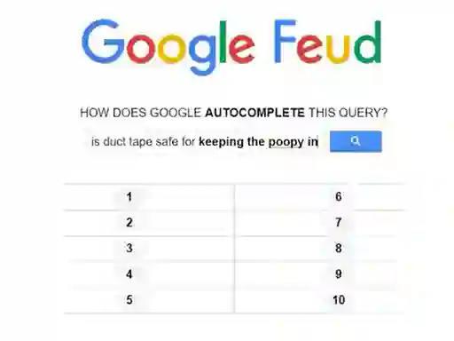 Logħba Google Feud onlajn