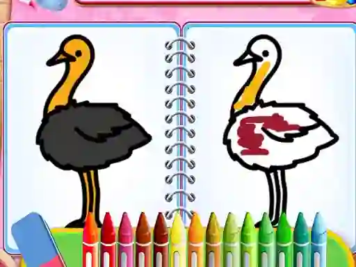 Logħba Coloring Birds Game onlajn