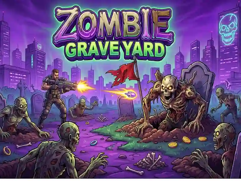 Logħba Zombie Grave Yard onlajn