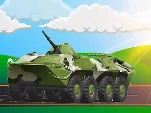 Logħba Military Vehicles Jigsaw onlajn