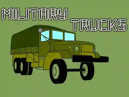 Logħba Military Trucks Coloring onlajn
