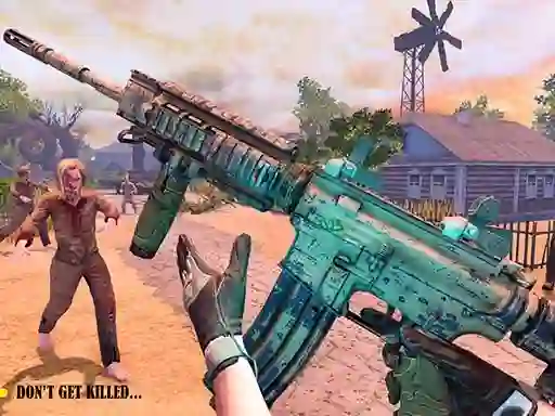Logħba Dead Shooter Zombie onlajn