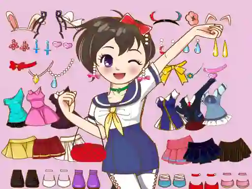 Logħba Anime Dress Up Mania onlajn