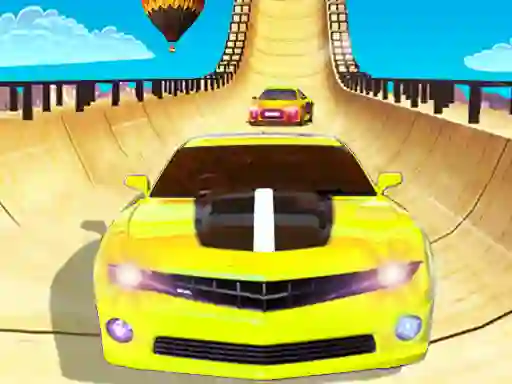 Logħba Extreme Ramp Car Stunts Game 3d onlajn