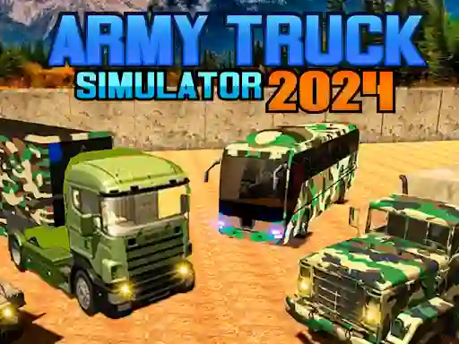 Logħba Army Truck Simulator 2024 onlajn