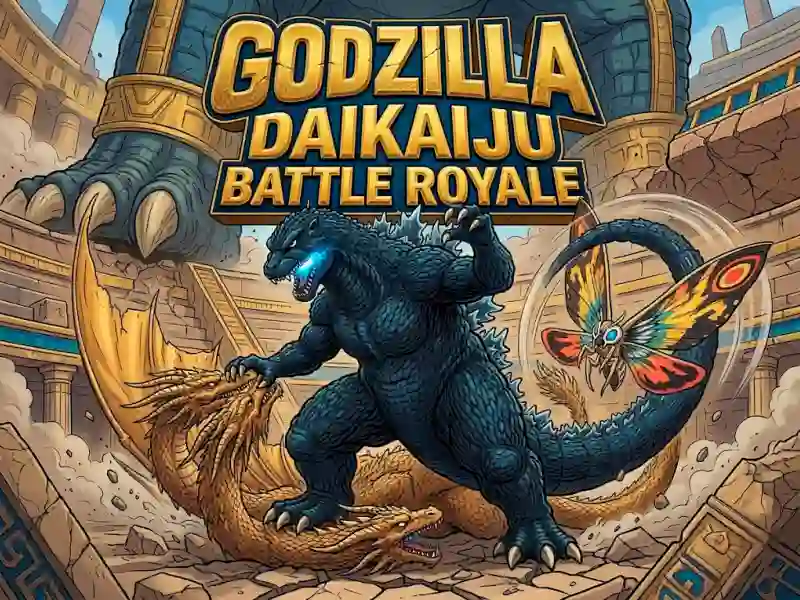 Logħba Godzilla Daikaiju Battle Royale onlajn