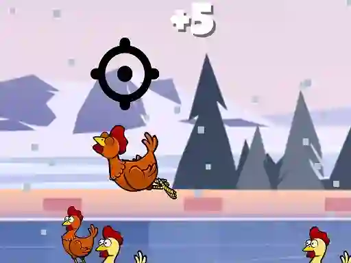 Logħba Chicken Shooting 2D onlajn