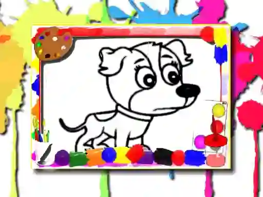 Logħba Dogs Coloring Book onlajn
