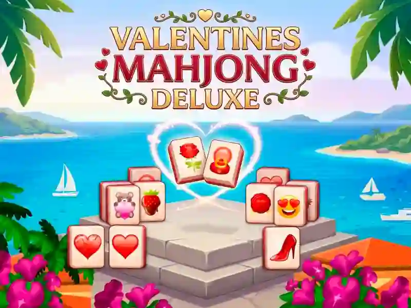 Logħba Valentines Mahjong Deluxe onlajn