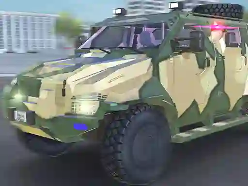 Logħba Police Car Armored onlajn
