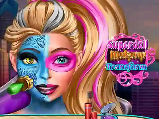Logħba Super Doll Makeup Transform onlajn