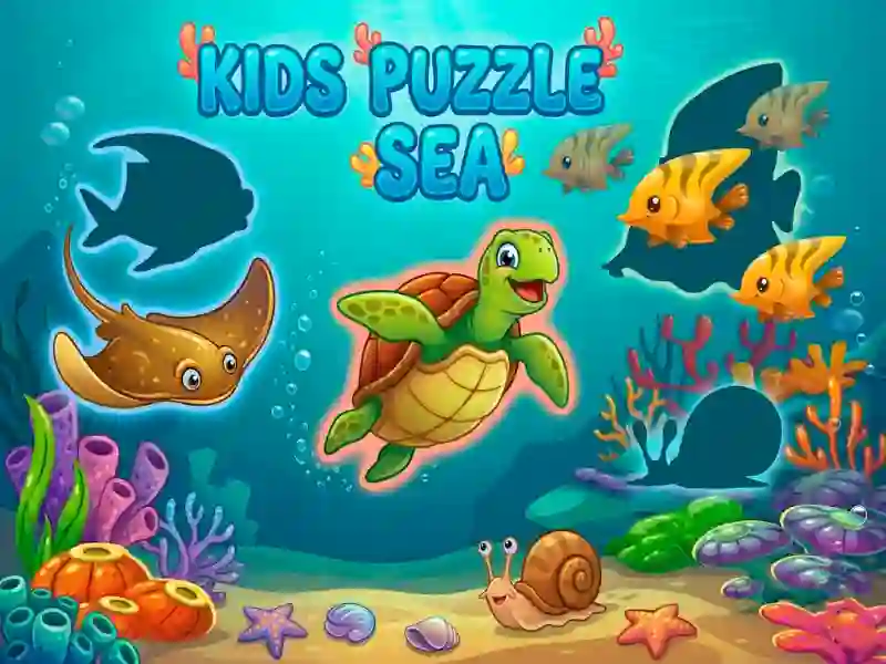 Logħba Kids Puzzle Sea onlajn