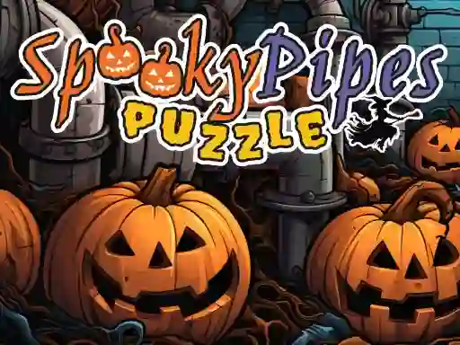 Logħba Spooky Pipes Puzzle onlajn