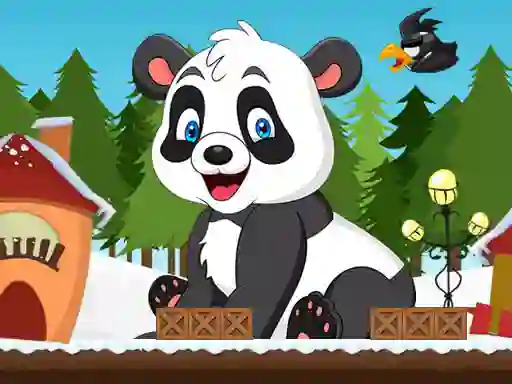Logħba Christmas Panda Adventure onlajn