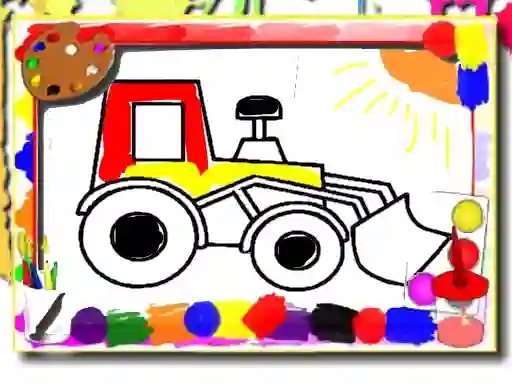 Logħba Back to School: Kids Car Coloring onlajn
