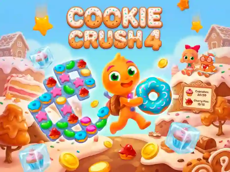 Logħba Cookie Crush 4 onlajn