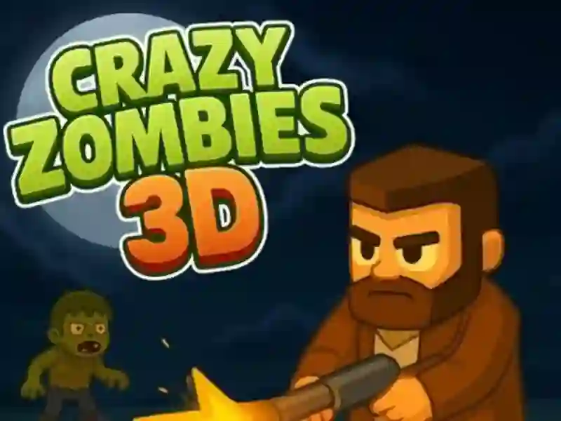 Logħba Crazy Zombies 3D onlajn