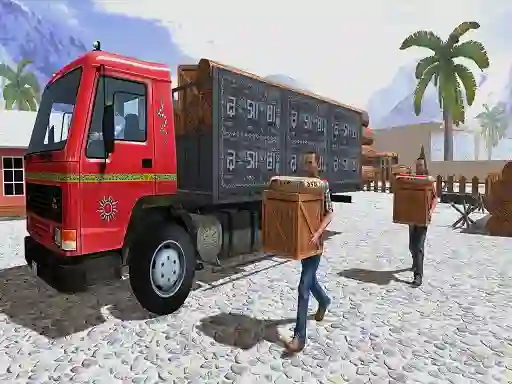 Logħba Asian Offroad Cargo Truck onlajn