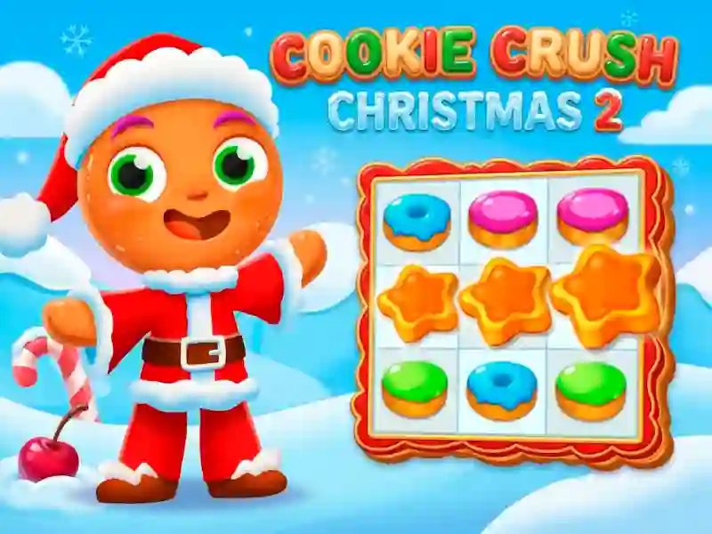 Logħba Cookie Crush Christmas 2 onlajn