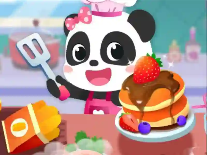 Logħba Baby Panda Breakfast Cooking onlajn