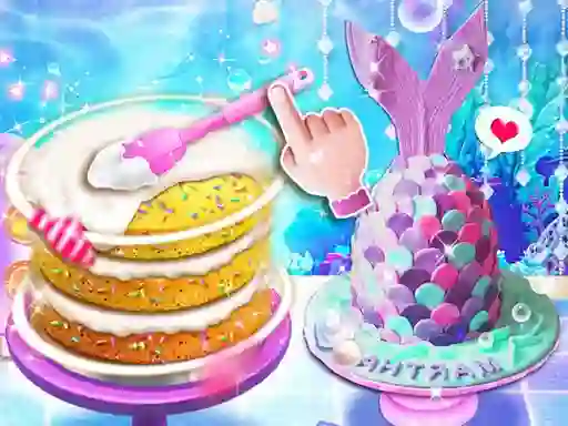 Logħba Unicorn Chef Design Cake onlajn