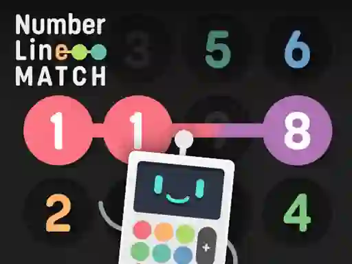 Logħba Number Line Match onlajn