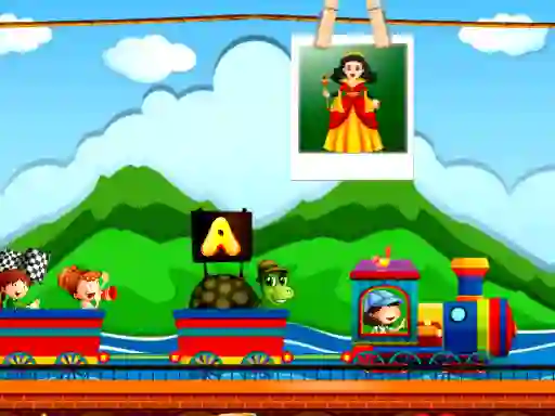 Logħba Alphabetic train onlajn