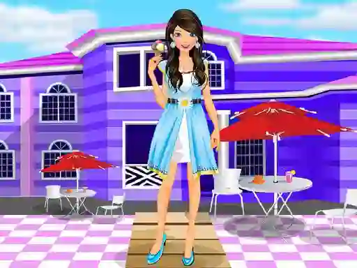 Logħba Summer Vacation Dressup onlajn