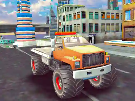 Logħba Monster Truck Stunts Free Jeep Racing onlajn