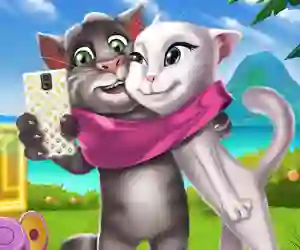 Logħba Kittens Selfie Time onlajn