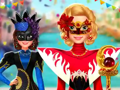 Logħba Ellie and Friends Venice Carnival onlajn