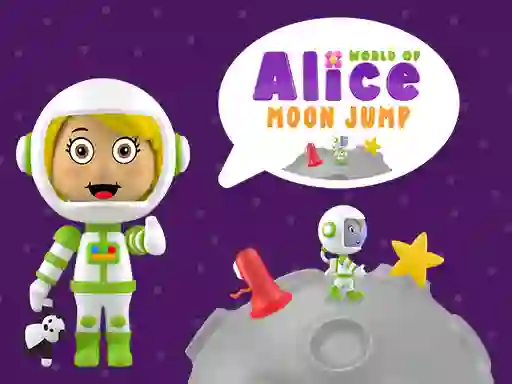 Logħba World of Alice Moon Jump onlajn