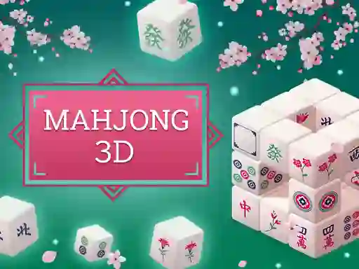 Logħba Mahjong 3d onlajn
