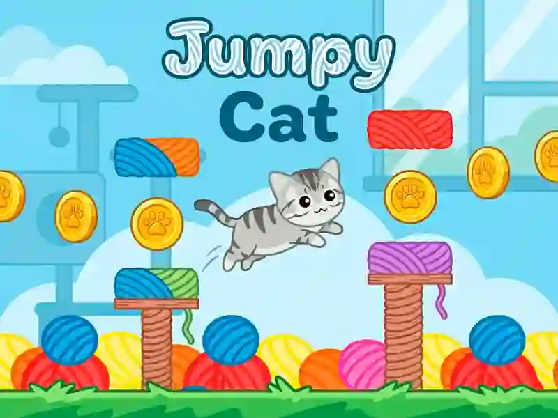 Logħba Jumpy Cat onlajn