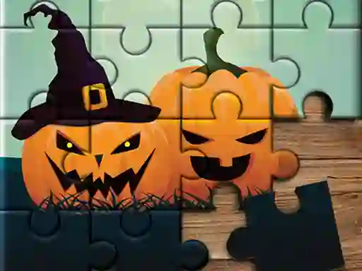Logħba Halloween Puzzle onlajn