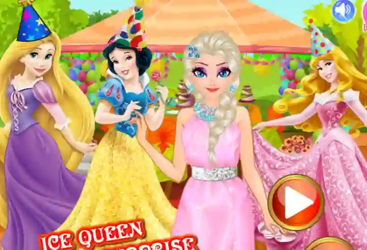 Logħba Ice Queen Birthday Surprise onlajn