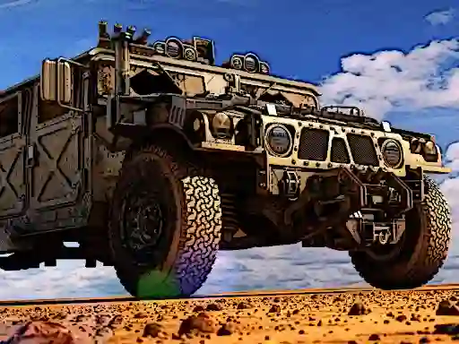 Logħba Military Transport Vehicle onlajn