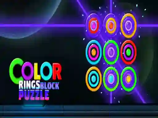 Logħba Color Rings Block Puzzle onlajn