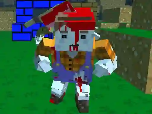 Logħba Pixel Gun Apocalypse 4 Zombie Invazion onlajn