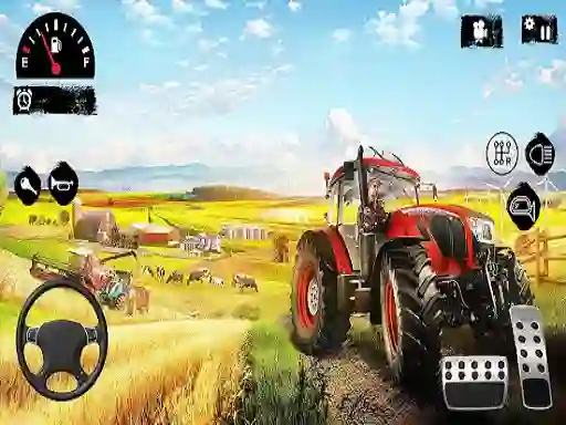 Logħba Offroad Tractor Farmer Simulator 2022: Cargo Drive onlajn