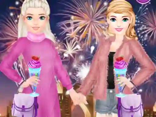 Logħba Bffs New Year Eve onlajn