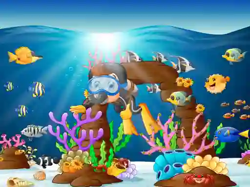 Logħba Water Dive 2D: Underwater Survival onlajn