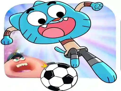 Logħba Gumball Soccer Game onlajn