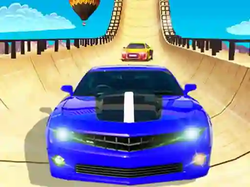 Logħba Ramp Car Stunts Racing onlajn
