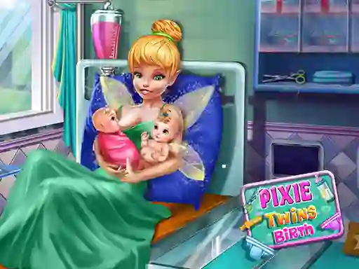Logħba Pixie Twins Birth onlajn