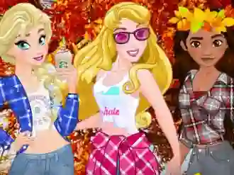 Logħba Princess Fall Flannels onlajn