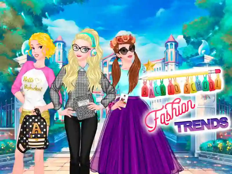Logħba Back To School Fashion Trends onlajn