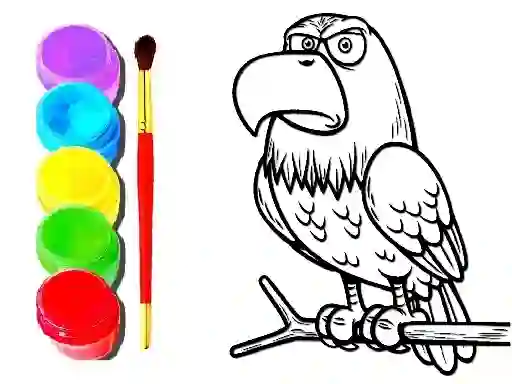 Logħba Eagle Coloring Book onlajn