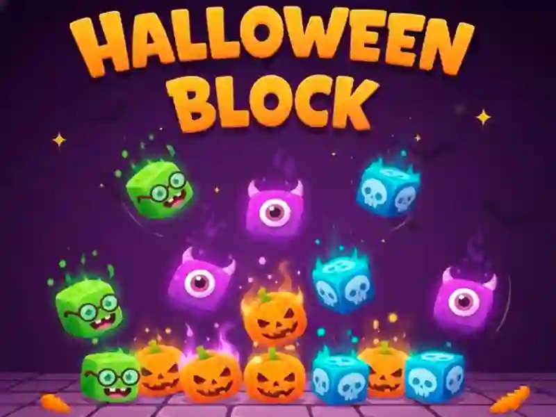 Logħba Halloween Block onlajn