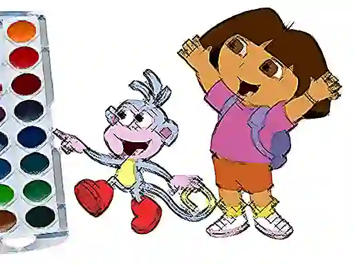 Logħba Cute Girl Coloring Book onlajn